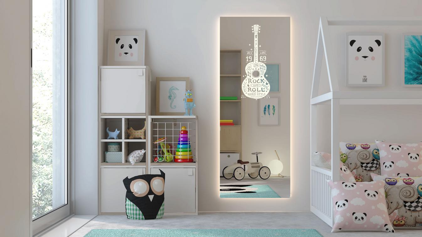 Kinderkamerspiegel Gitarr