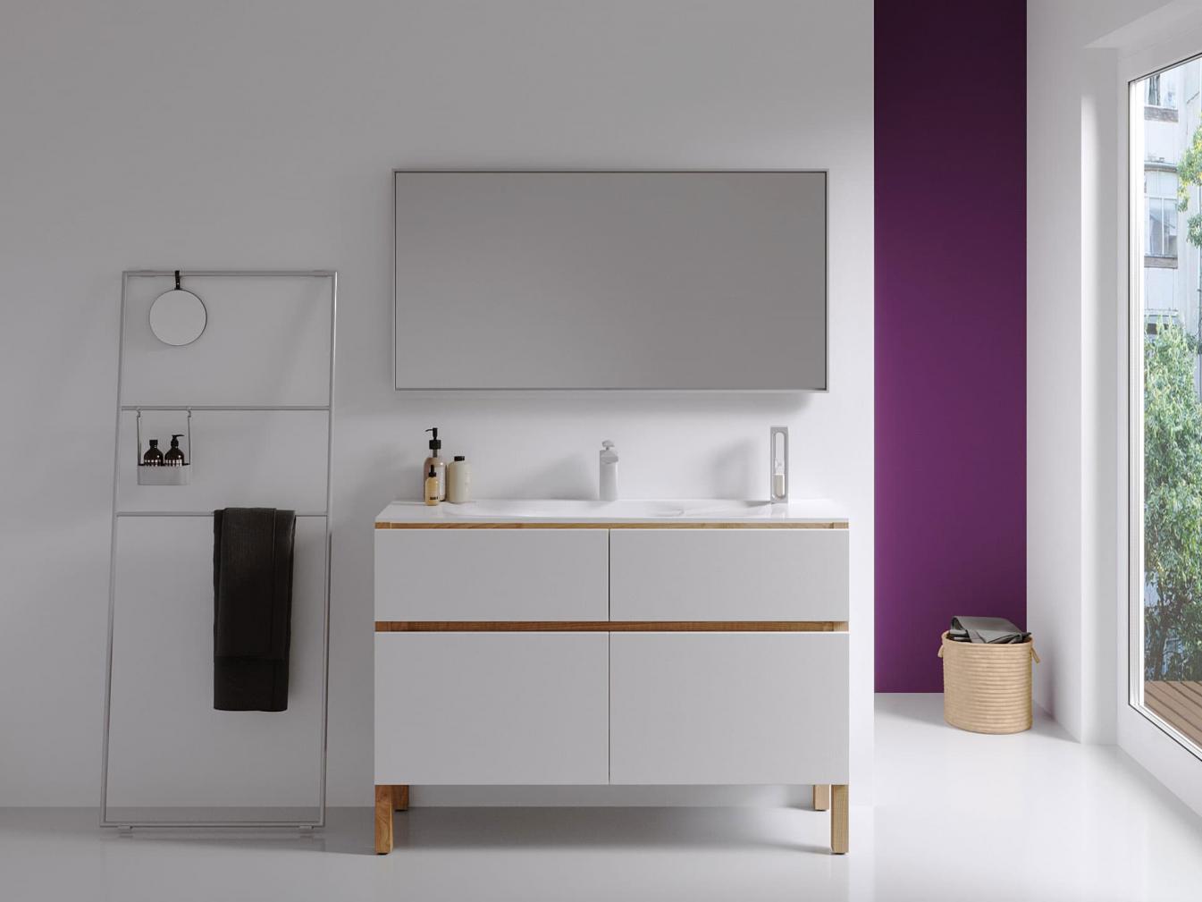 Badkamerspiegel met ALU frame - ASRA